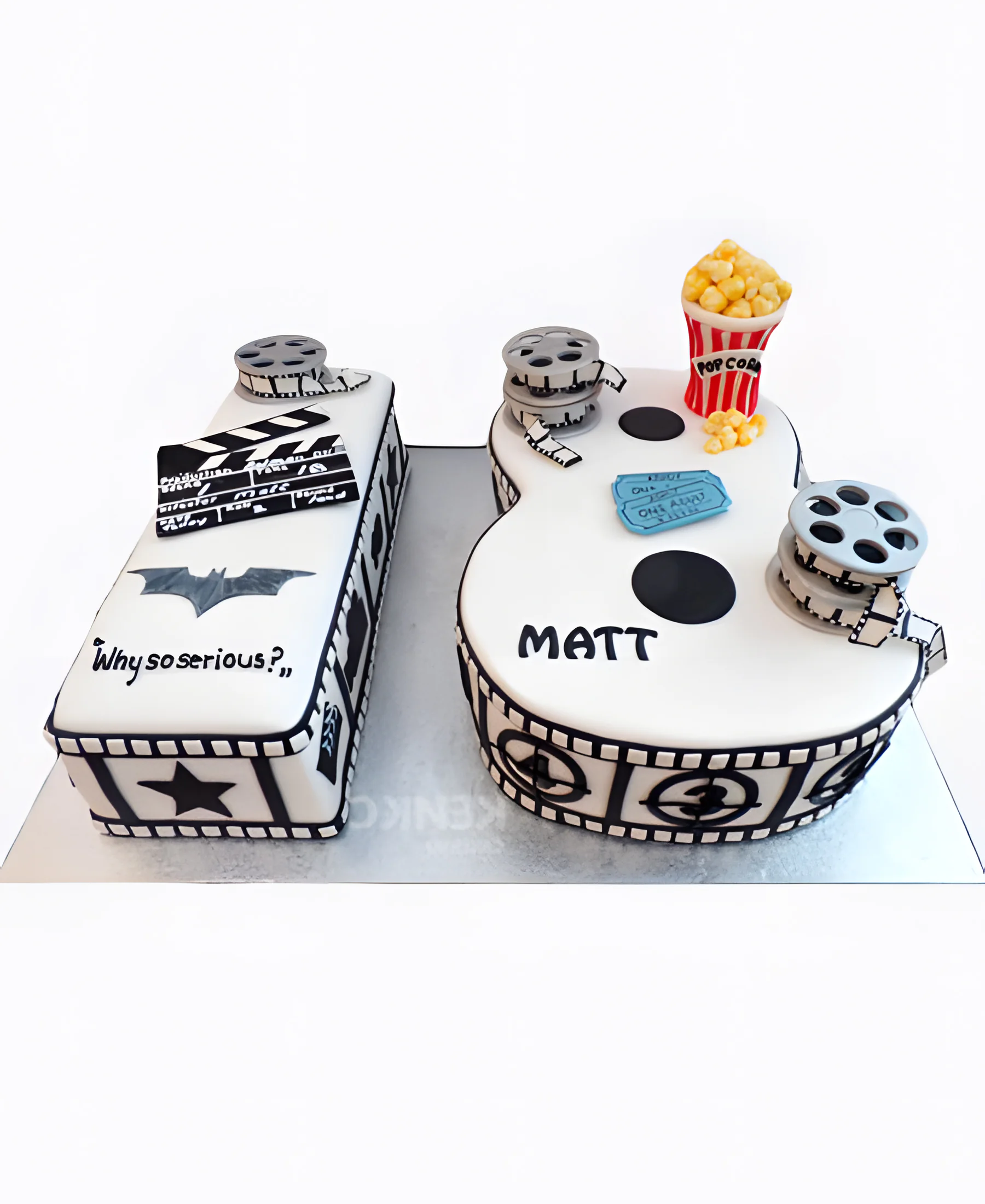 Торт кино в виде цифры 18 Фото