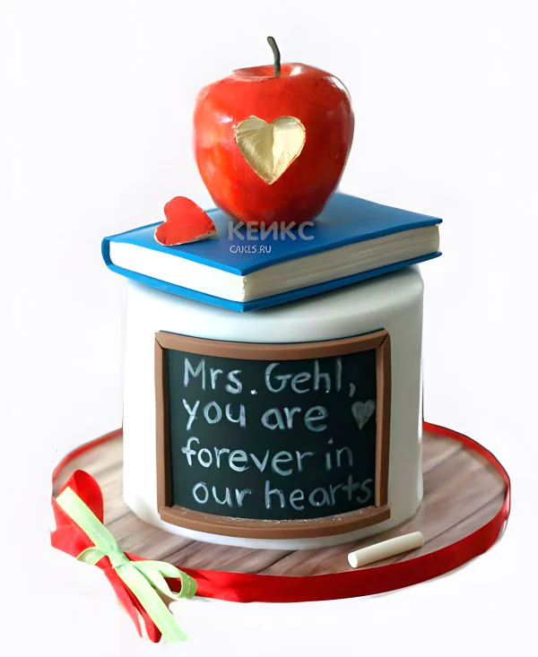 Торт с красным яблоком Торт с красным яблоком Фото