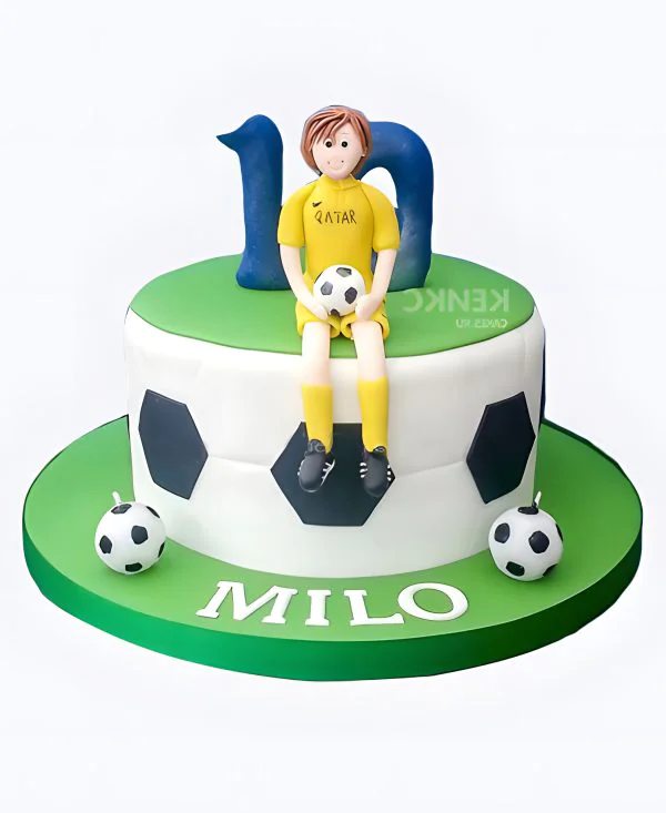 Торт на 10-летие мальчику футболисту Фото