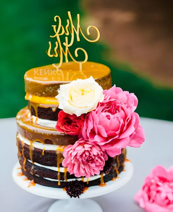 Торт рустик на юбилей женщине 45 лет Фото