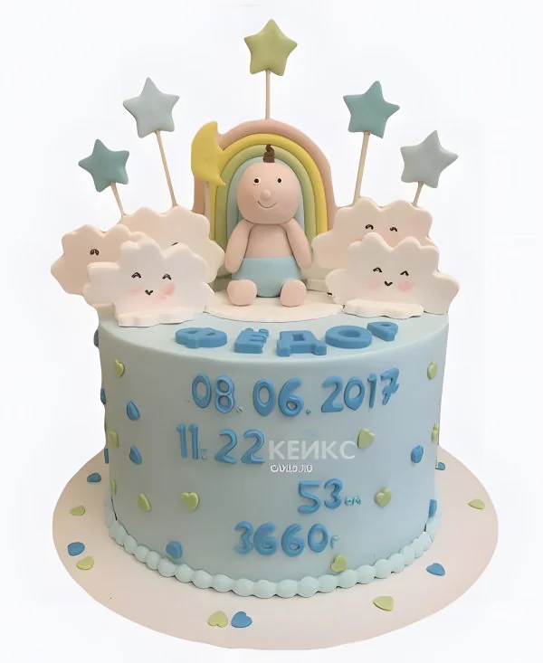 Детский торт на выписку из роддома мальчика Детский торт на выписку из роддома мальчика Фото