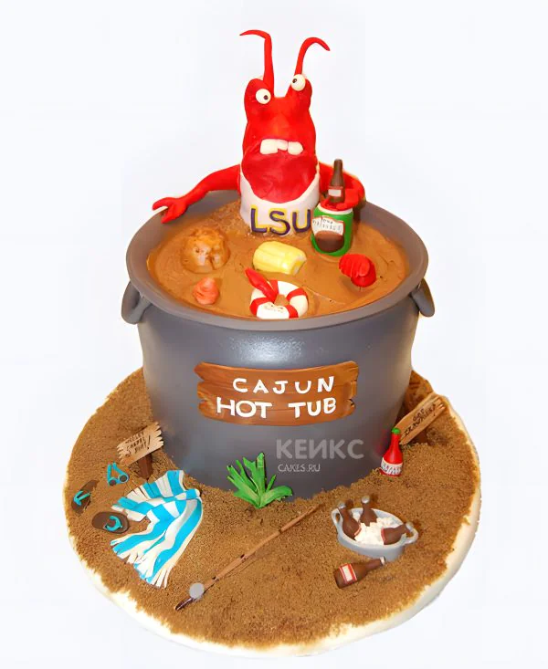 Смешной торт пиво с раками Смешной торт пиво с раками Фото