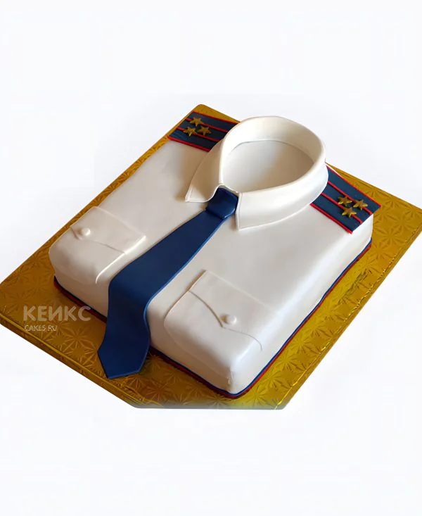 Торт в виде полицейской формы Торт в виде полицейской формы Фото