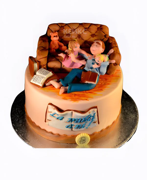 Необычный торт на день рождения мужу и папе Необычный торт на день рождения мужу и папе Фото