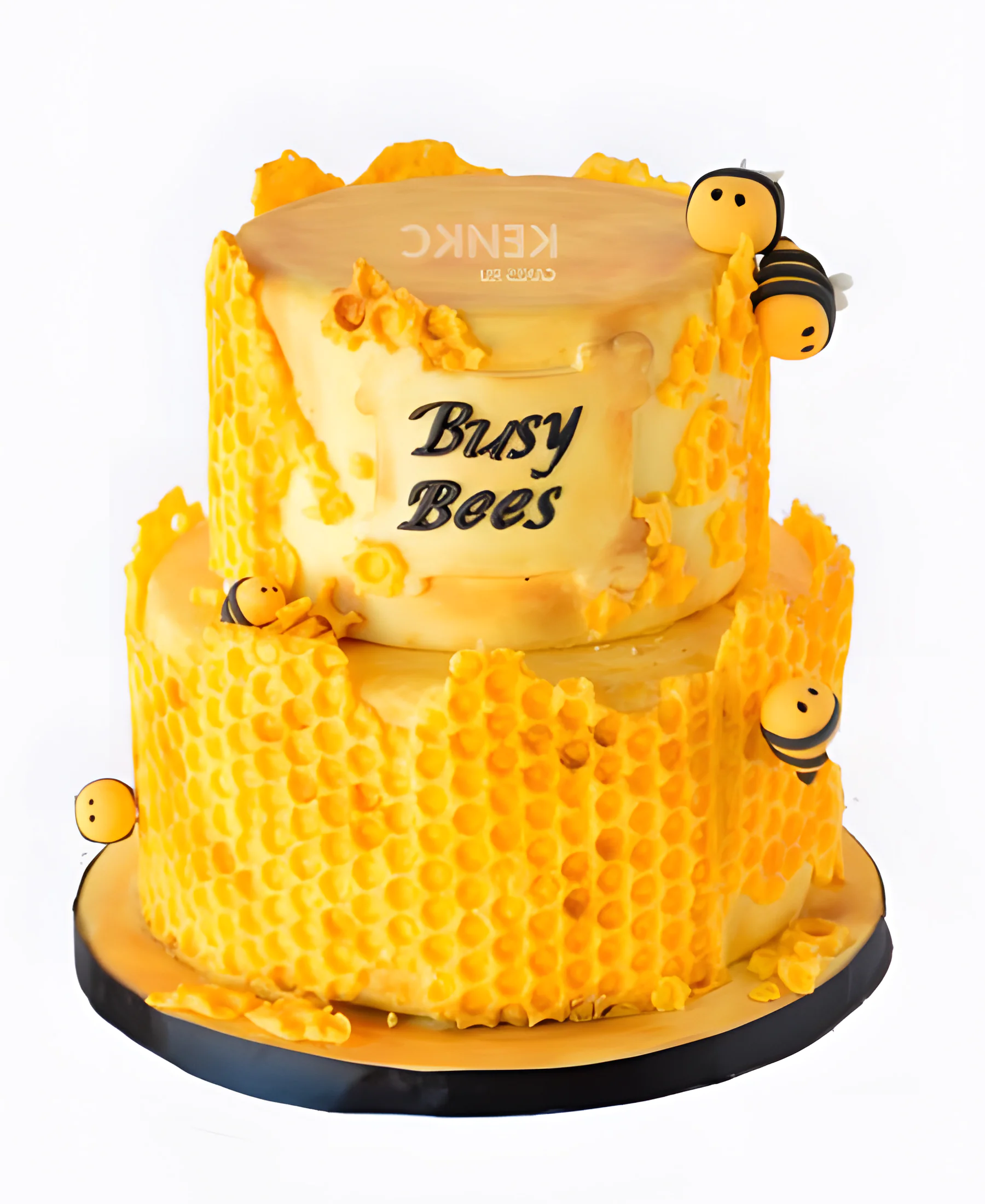 Вкуснейший торт с сотами и пчелами Фото