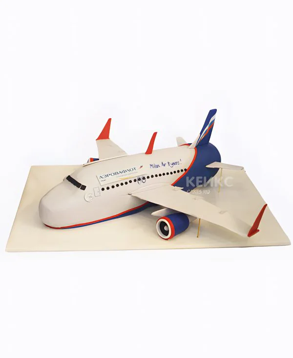 Мастичный торт с самолетом Мастичный торт с самолетом Фото