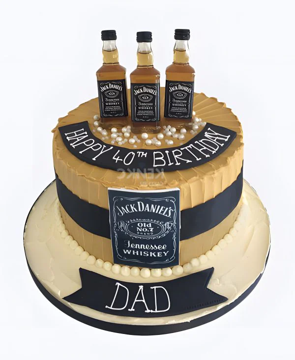 Торт для папы в стиле Jack Daniel’s Торт для папы в стиле Jack Daniel’s Фото