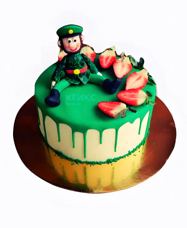 Смешной торт с солдатом Смешной торт с солдатом Фото