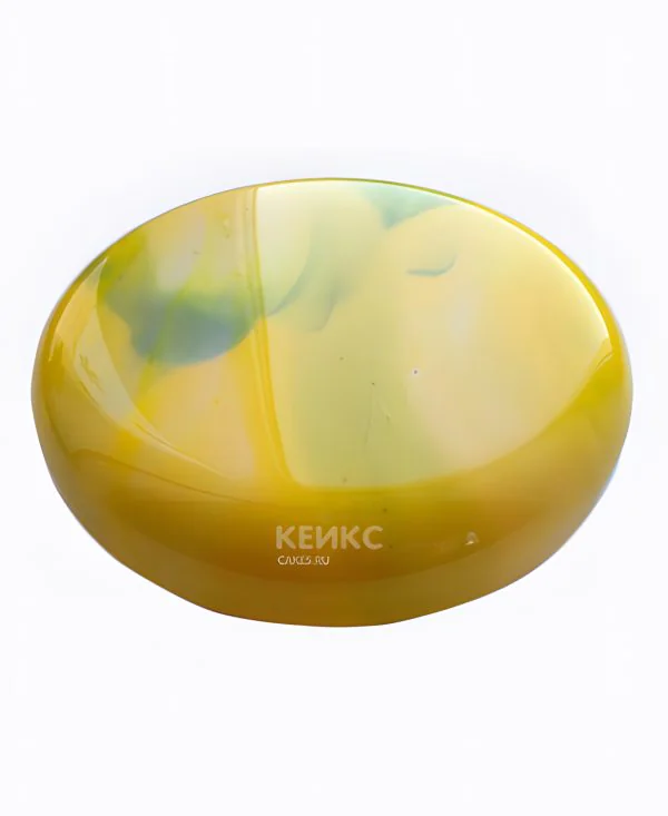 Торт зеркальный в желтом цвете Торт зеркальный в желтом цвете Фото