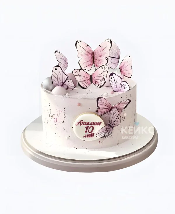 Потрясающий торт девочке на 10 лет Фото