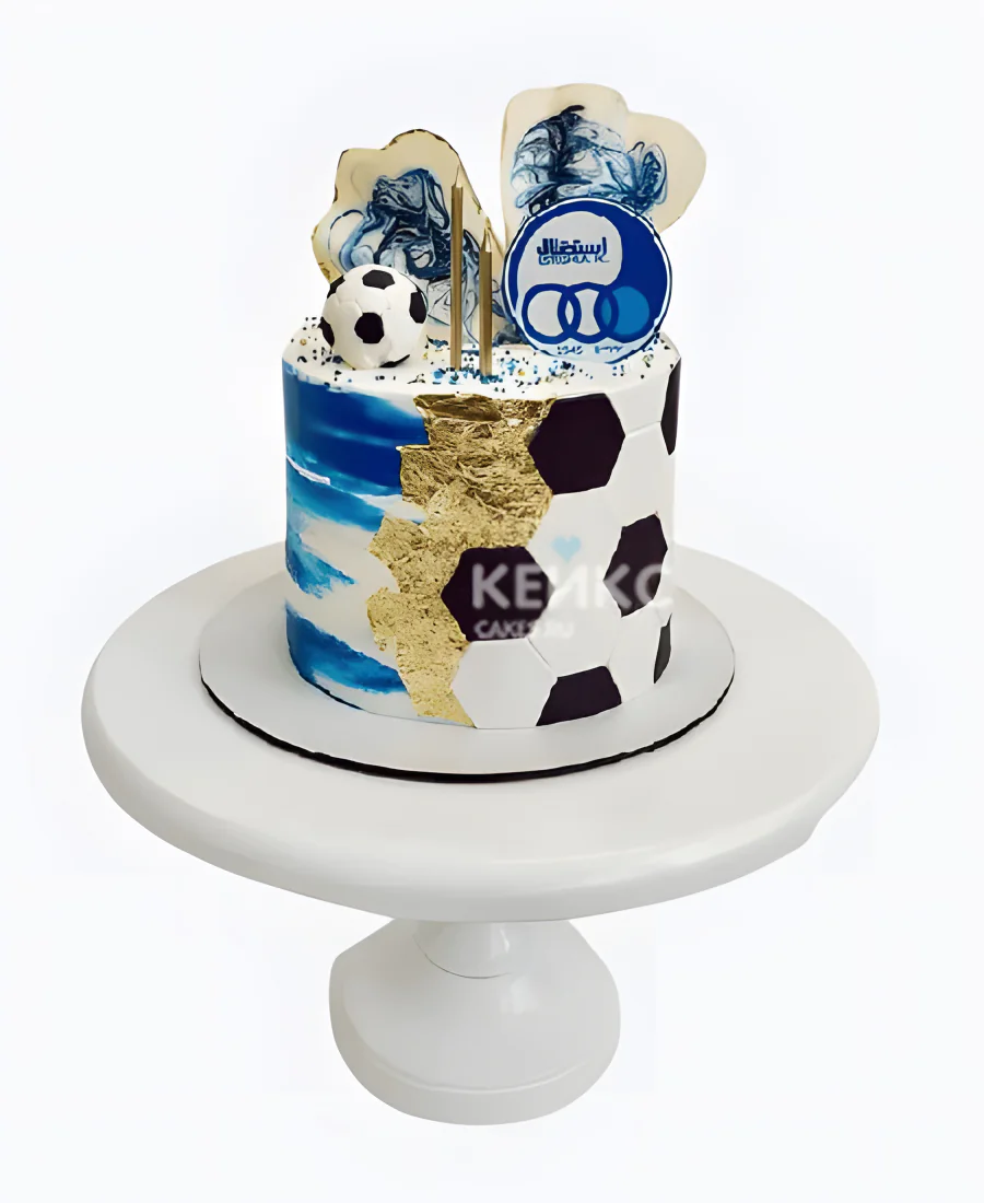 Торт мужчине на день рождения с футболом Торт мужчине на день рождения с футболом Фото