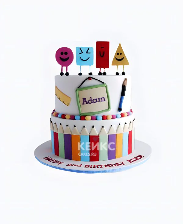 Торт на выпускной в детский сад с фигурками Торт на выпускной в детский сад с фигурками Фото