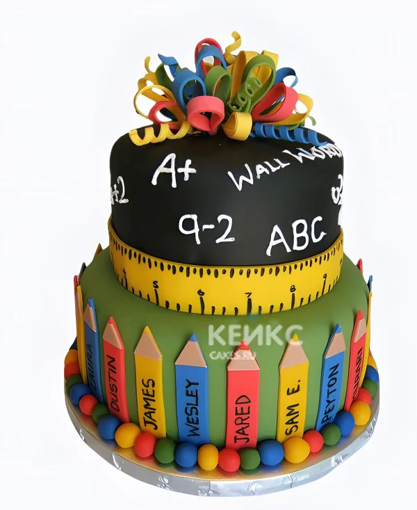 Торт на выпускной в детский сад с именами Торт на выпускной в детский сад с именами Фото