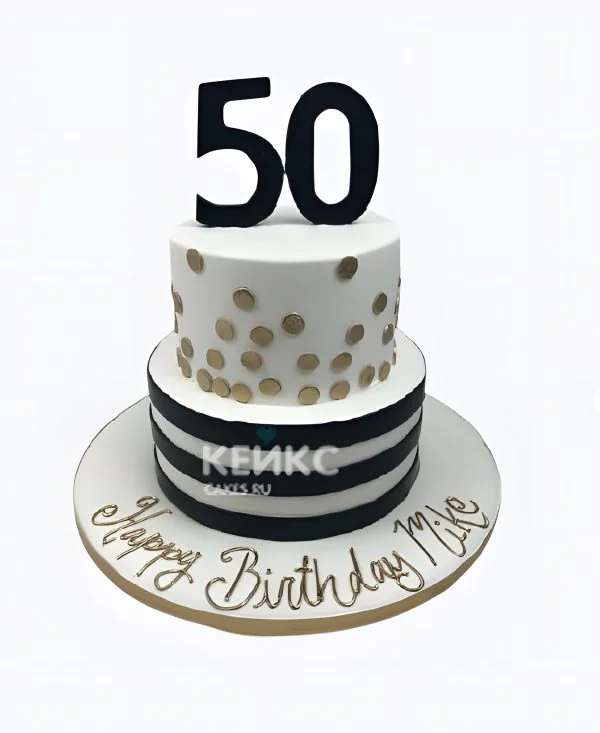 Торт женщине на 50 лет с цифрой Торт женщине на 50 лет с цифрой Фото
