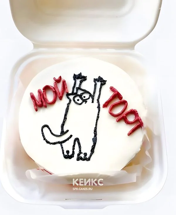 Бенто торт с котиком Бенто торт с котиком Фото