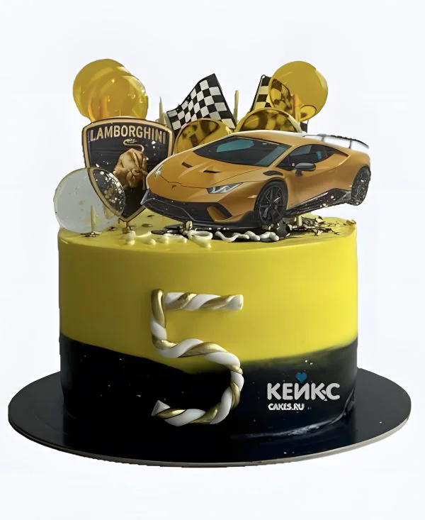 Бенто-торт с Ламбой на 5 лет мальчику Бенто-торт с Ламбой на 5 лет мальчику Фото