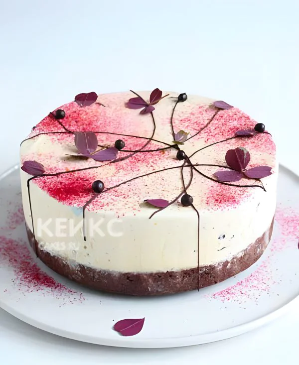 Диабетический торт в стиле минимализма Фото