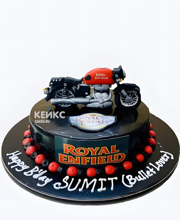 Эффектный торт мальчику на 15 лет с мотоциклом Эффектный торт мальчику на 15 лет с мотоциклом Фото