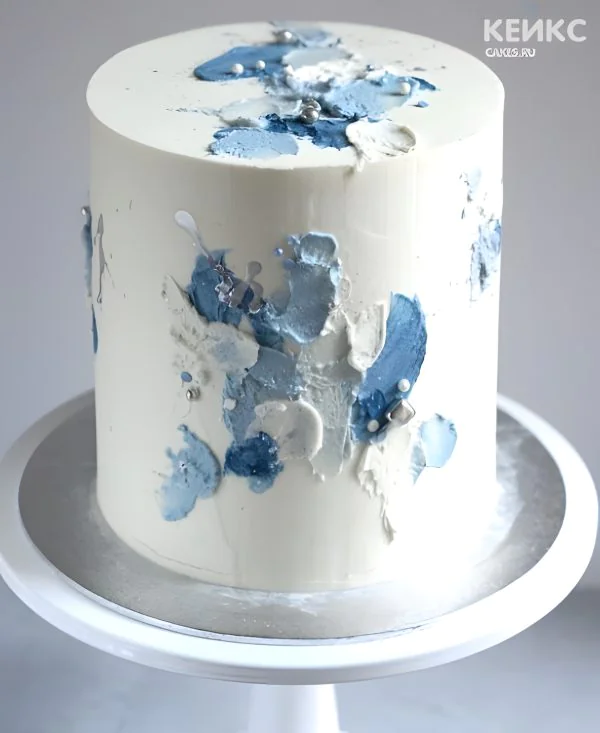 Эстетичный торт с нежным декором Эстетичный торт с нежным декором Фото