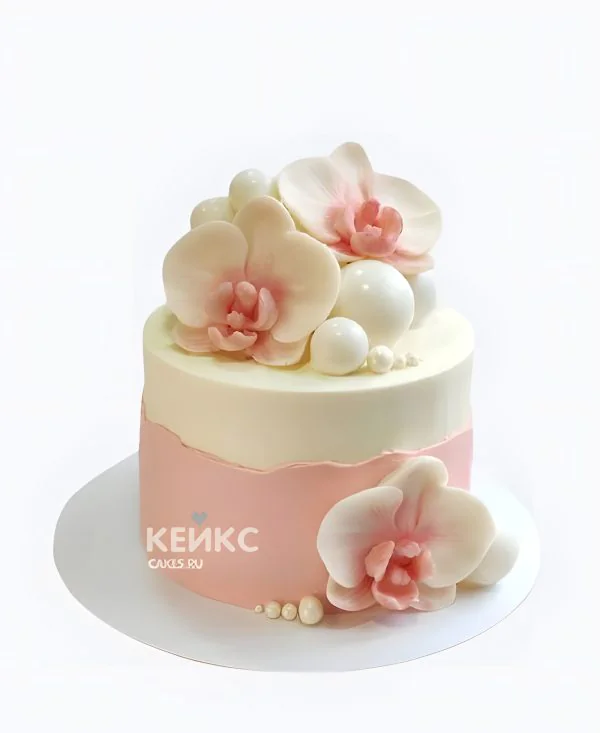 Эстетичный торт женщине на юбилей 30 лет Фото