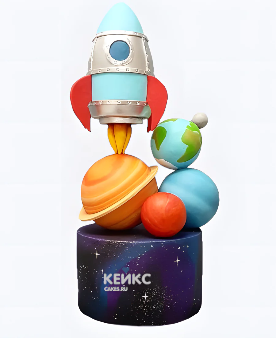 Космический торт мальчику на 15 лет Космический торт мальчику на 15 лет Фото