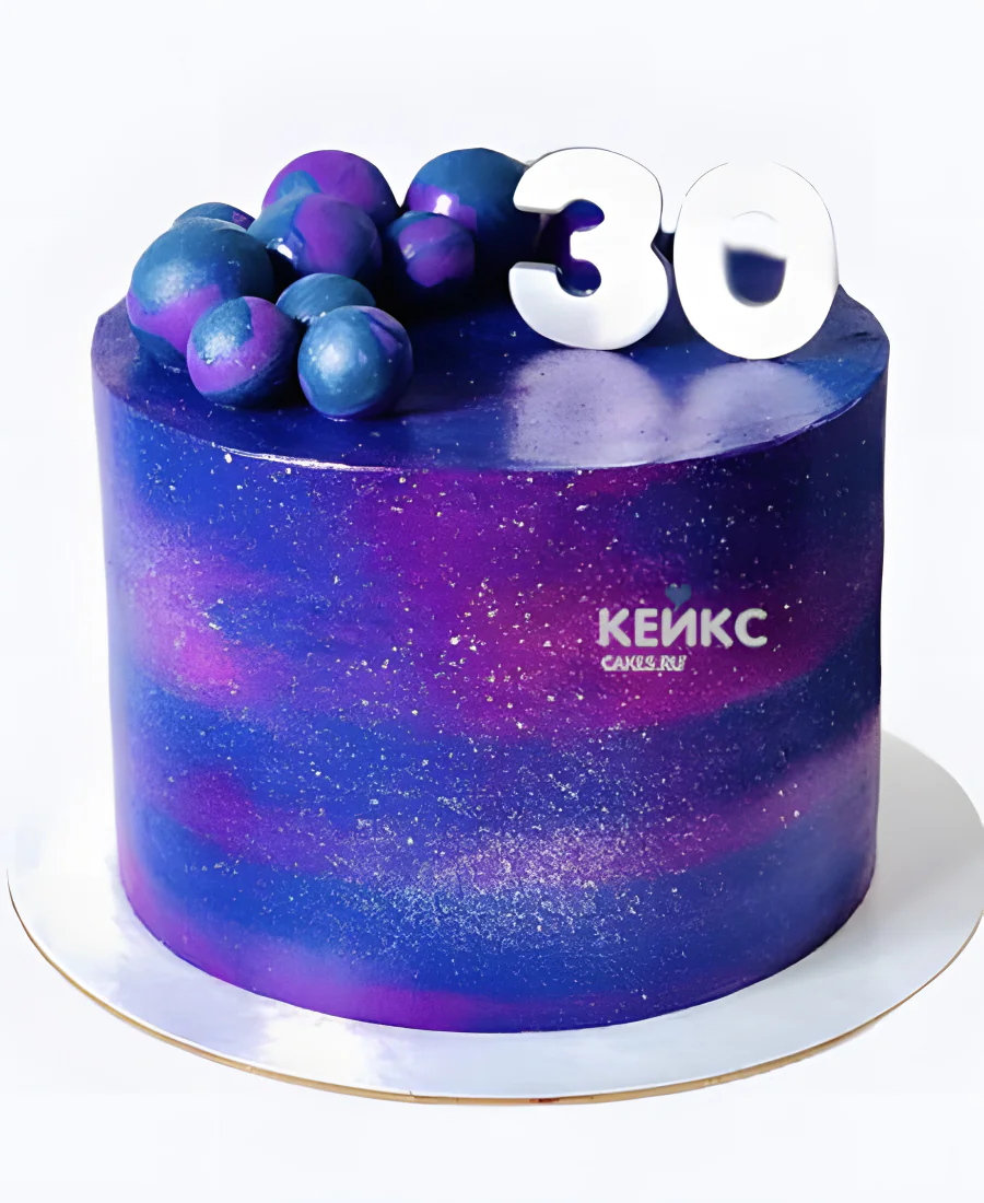 Космический торт на юбилей 30 лет Космический торт на юбилей 30 лет Фото