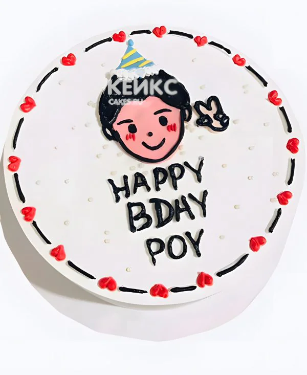 Милый бенто торт для мужчины Милый бенто торт для мужчины Фото