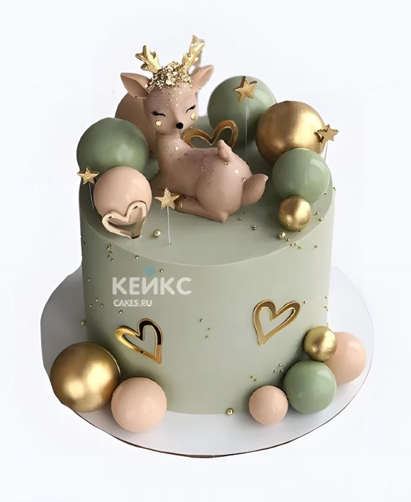 Милый торт девочке на 3 годика Фото