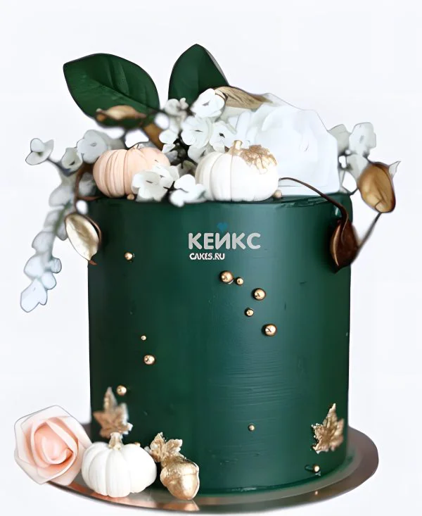 Милый торт в изумрудном цвете Милый торт в изумрудном цвете Фото