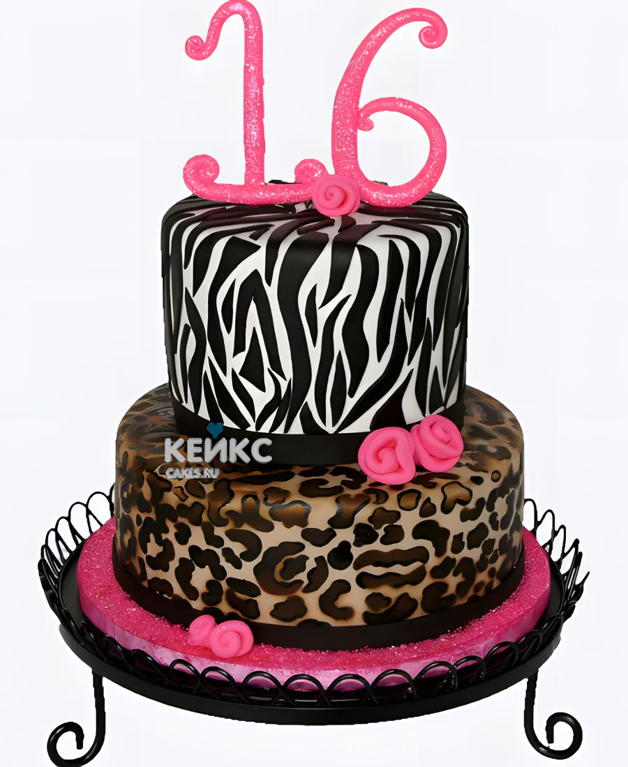 Необычный торт на 16 лет девушке Необычный торт на 16 лет девушке Фото
