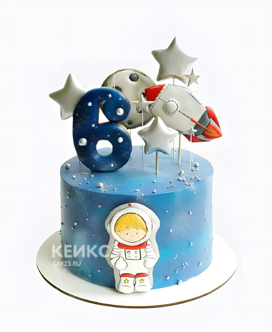 Космический торт мальчику на 6 лет Космический торт мальчику на 6 лет Фото