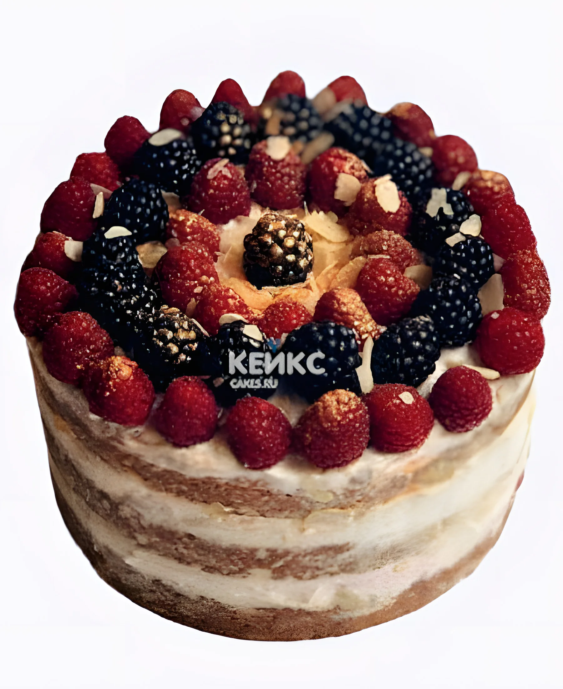 Постный торт с открытыми коржами Постный торт с открытыми коржами Фото