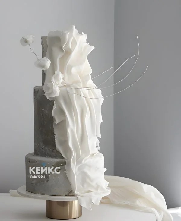 Шикарный торт с эстетичным декором Шикарный торт с эстетичным декором Фото