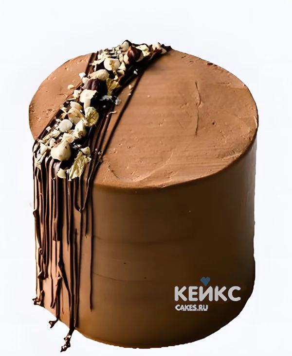 Шоколадный бенто торт с орешками Шоколадный бенто торт с орешками Фото