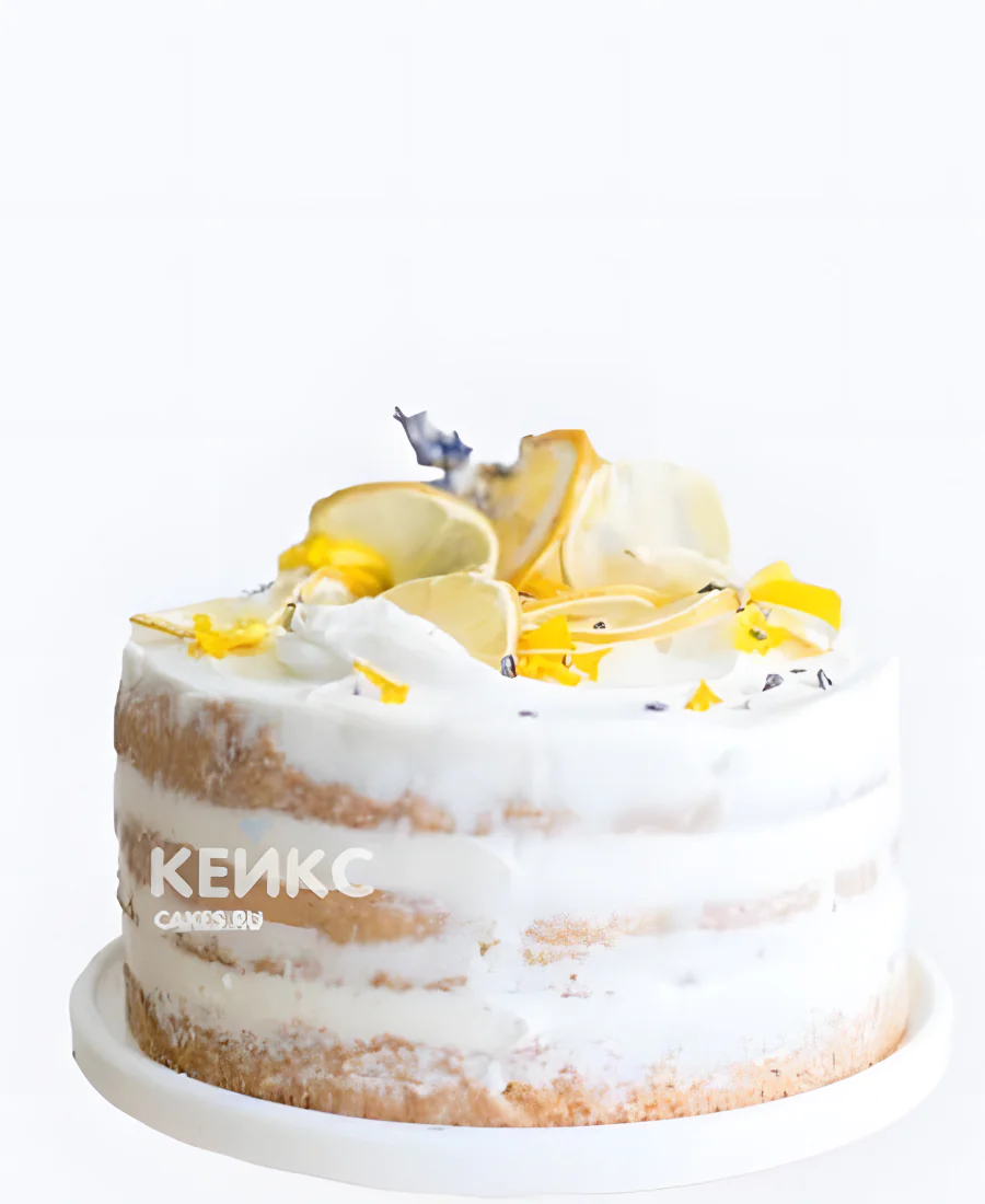 Специальный бенто торт с лимоном Фото