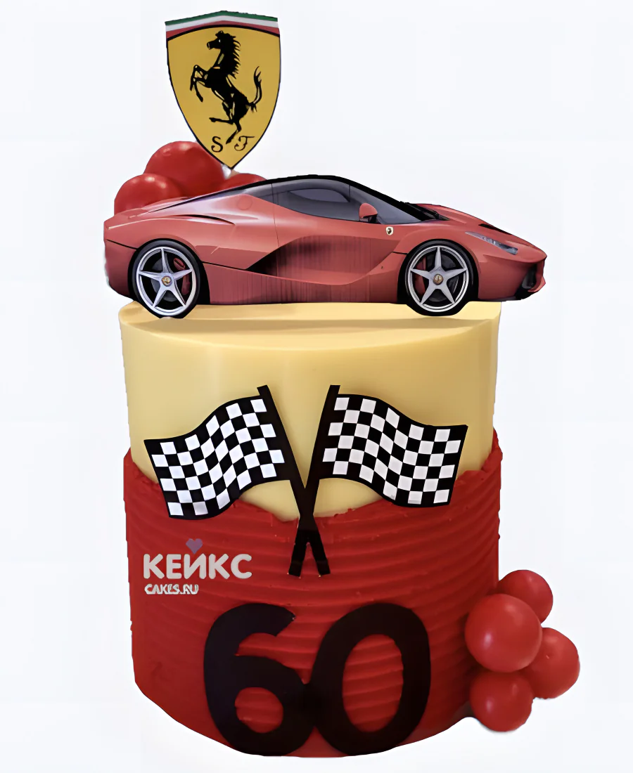 Торт феррари на юбилей 60 лет Торт феррари на юбилей 60 лет Фото