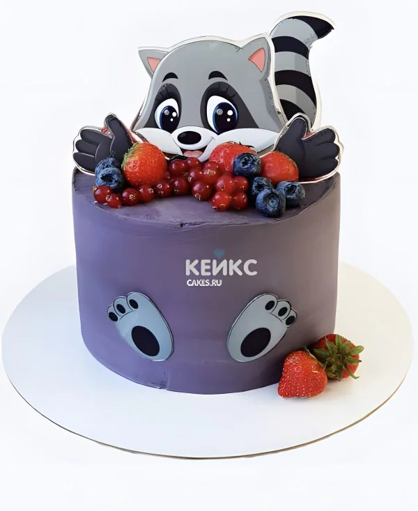Торт крошка енот Торт крошка енот Фото
