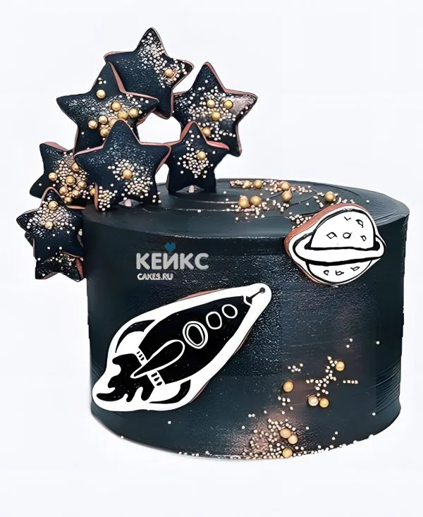 Торт мальчику на 15 лет с космосом Торт мальчику на 15 лет с космосом Фото