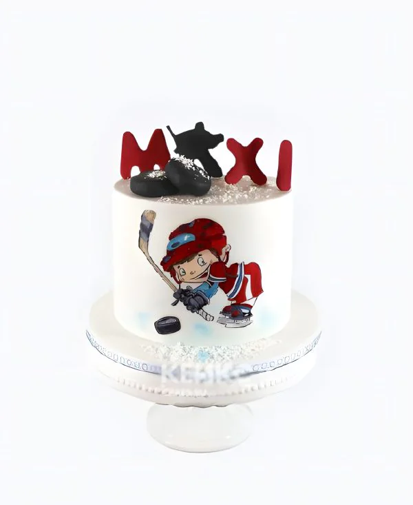 Торт мальчику на 7 лет хоккеисту Торт мальчику на 7 лет хоккеисту Фото