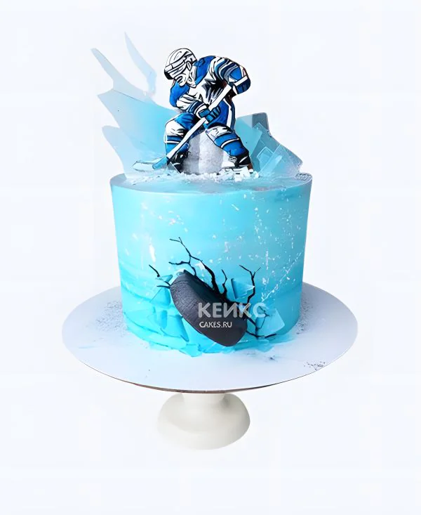Торт мальчику на 8 лет хоккеисту Фото