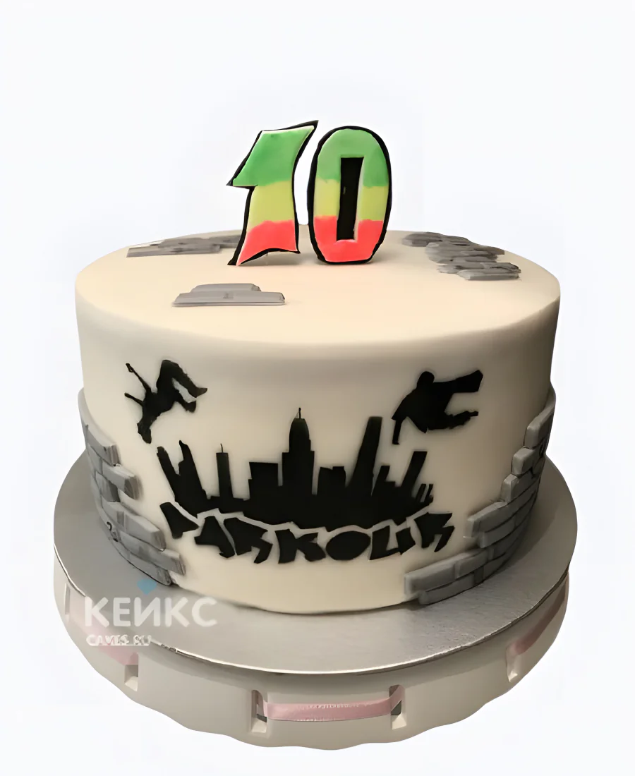 Торт мальчику скейтбордисту на 10 лет Торт мальчику скейтбордисту на 10 лет Фото