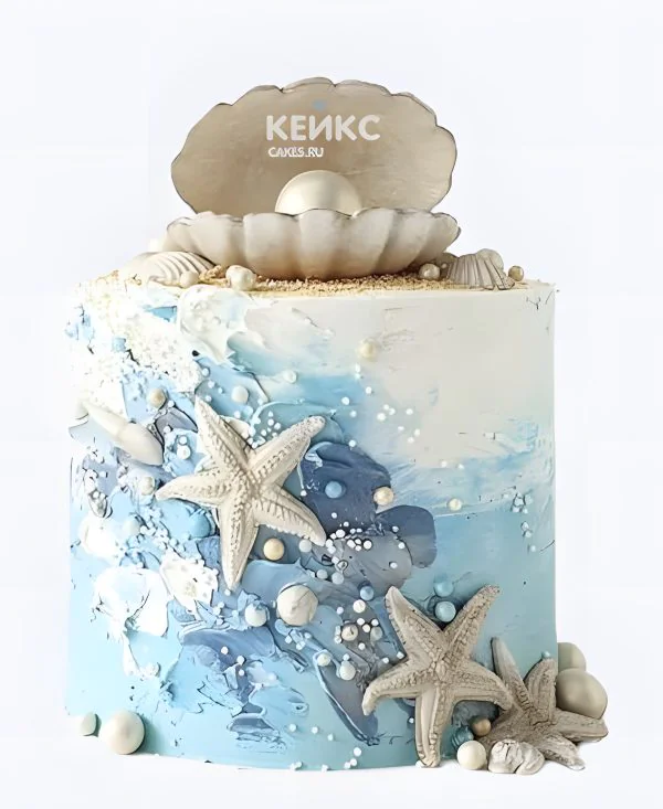 Торт на 11 лет с ракушкой Торт на 11 лет с ракушкой Фото