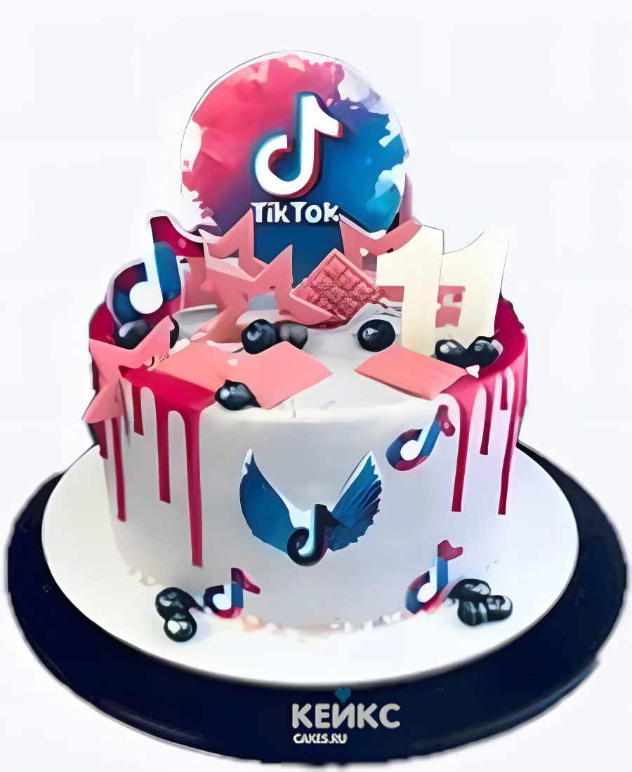 Торт на 11 лет Тик Ток Торт на 11 лет Тик Ток Фото