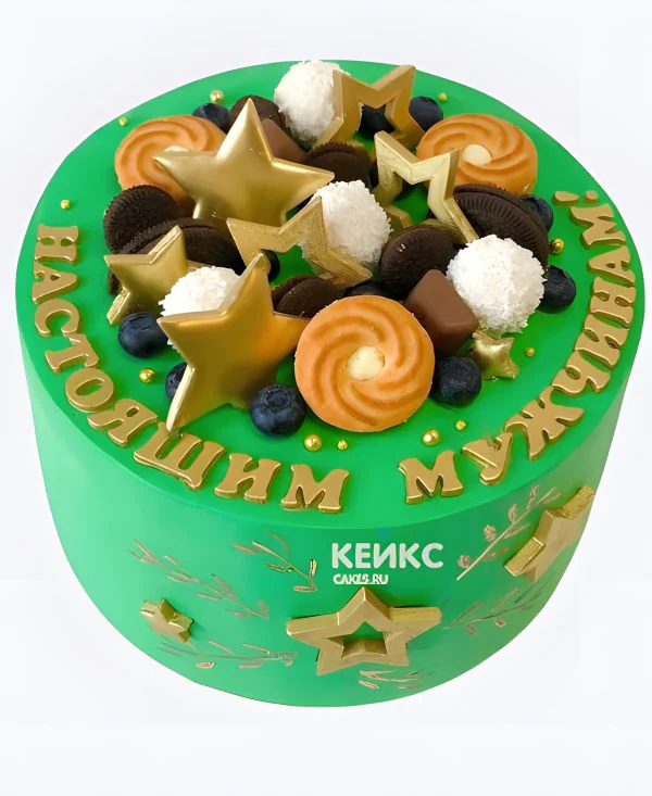 Торт на 23 февраля для компании мужчин Торт на 23 февраля для компании мужчин Фото