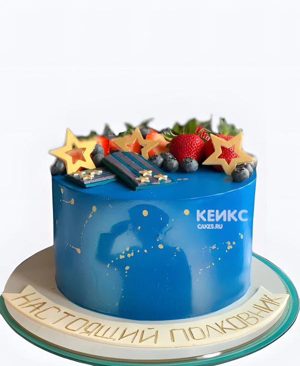 Торт на 23 февраля для лейтенанта Фото