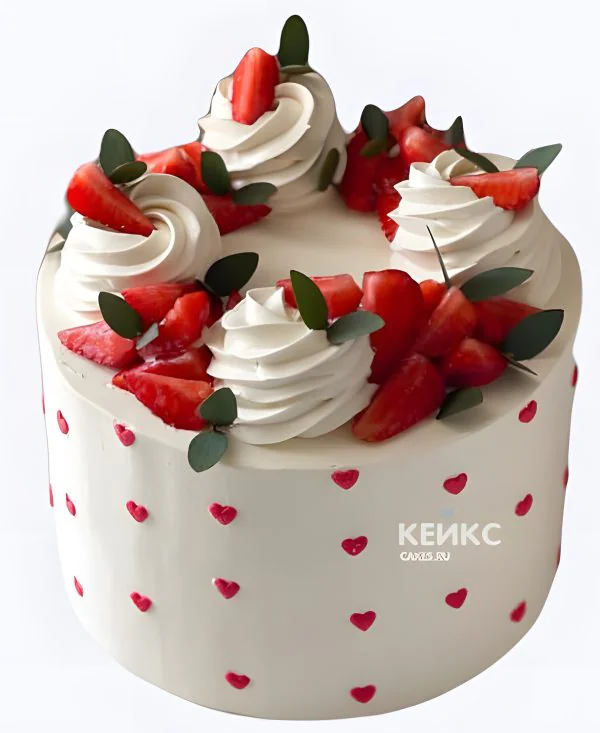 Торт на юбилей 30 лет со взбитыми сливками Торт на юбилей 30 лет со взбитыми сливками Фото