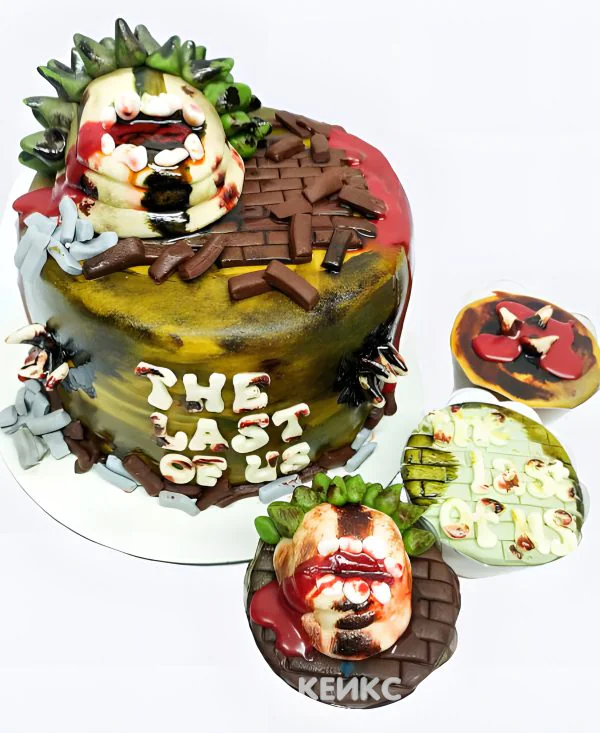 Торт с героями из сериала Одни из нас Торт с героями из сериала Одни из нас Фото