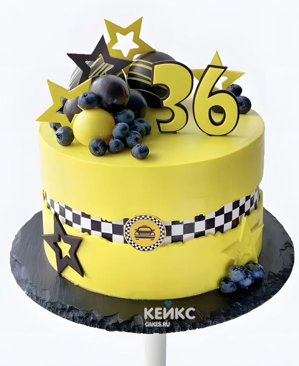 Торт такси на 36-летие молодому человеку Торт такси на 36-летие молодому человеку Фото