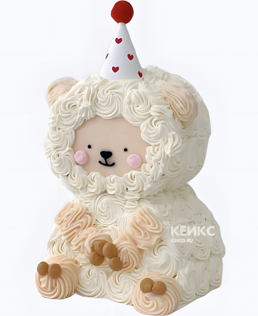 Торт в виде овечки Торт в виде овечки Фото