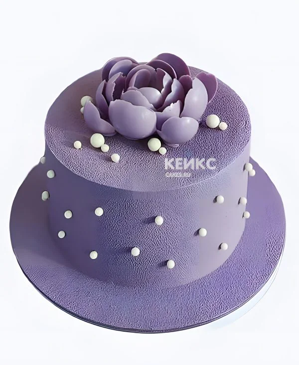 Велюровый нежный торт на юбилей 30 лет Велюровый нежный торт на юбилей 30 лет Фото